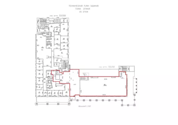 г Москва, Краснопрудная ул., 12, стр. 1, 812 м², 15-17 этаж | Аренда