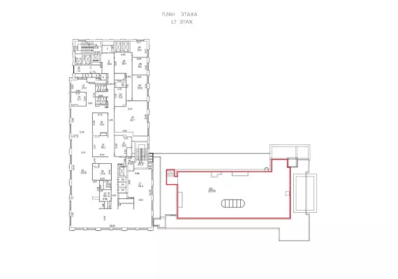 г Москва, Краснопрудная ул., 12, стр. 1, 812 м², 15-17 этаж | Аренда