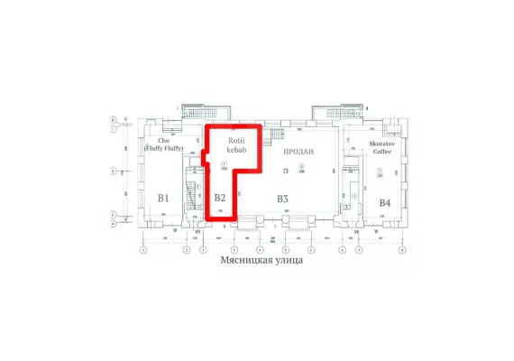 Арендный бизнес, 73.7 м², доход 859 342 руб., г Москва, Мясницкая ул., 13, стр. 2