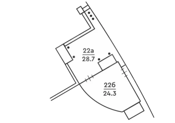 г Москва, Пресненская наб, д 12, 53 м², 1 этаж | Аренда