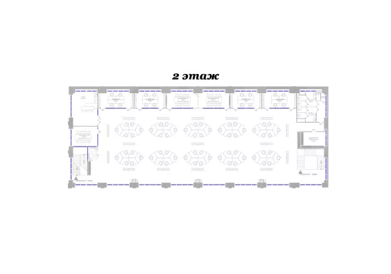 г Москва, 2-я Звенигородская ул., 13, стр. 4, 1000 м², 2 этаж | Аренда