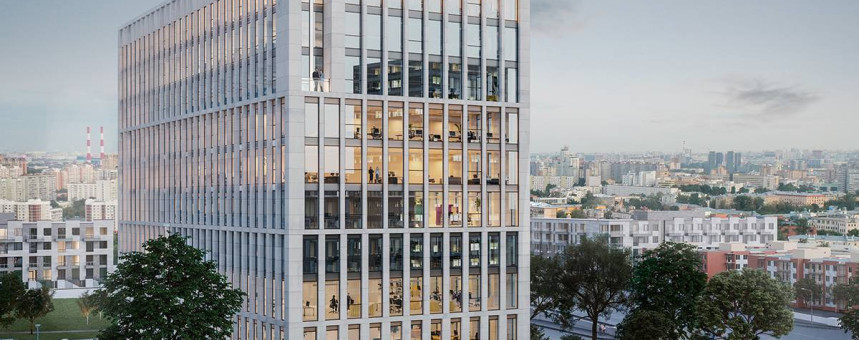 В Stone Курская завершаются фасадные работы